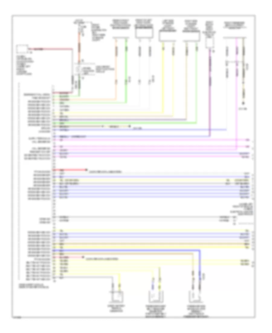 Supplemental Restraints Wiring Diagram 1 of 3 for BMW 320i 2013