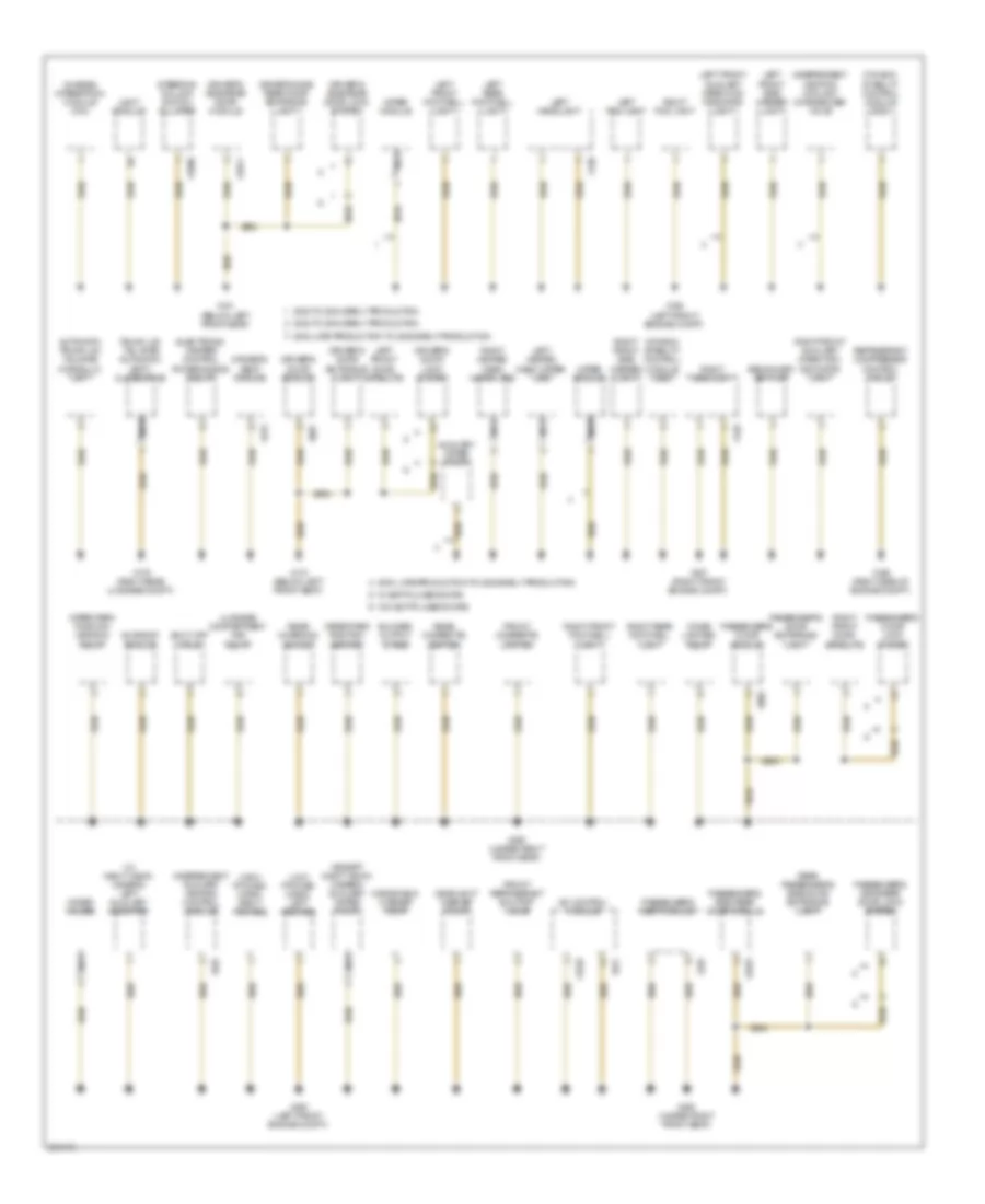 Ground Distribution Wiring Diagram 1 of 3 for BMW 745i 2002