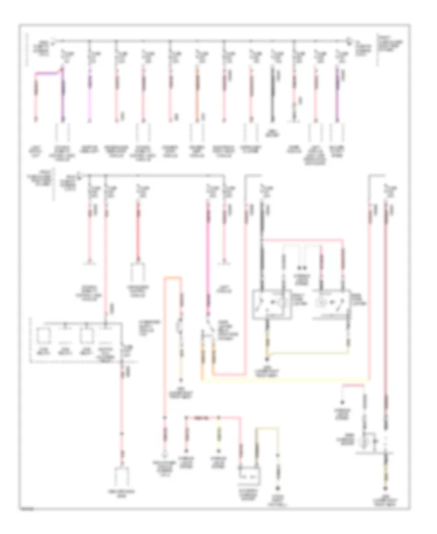 Power Distribution Wiring Diagram Late Production 2 of 3 for BMW 745i 2002
