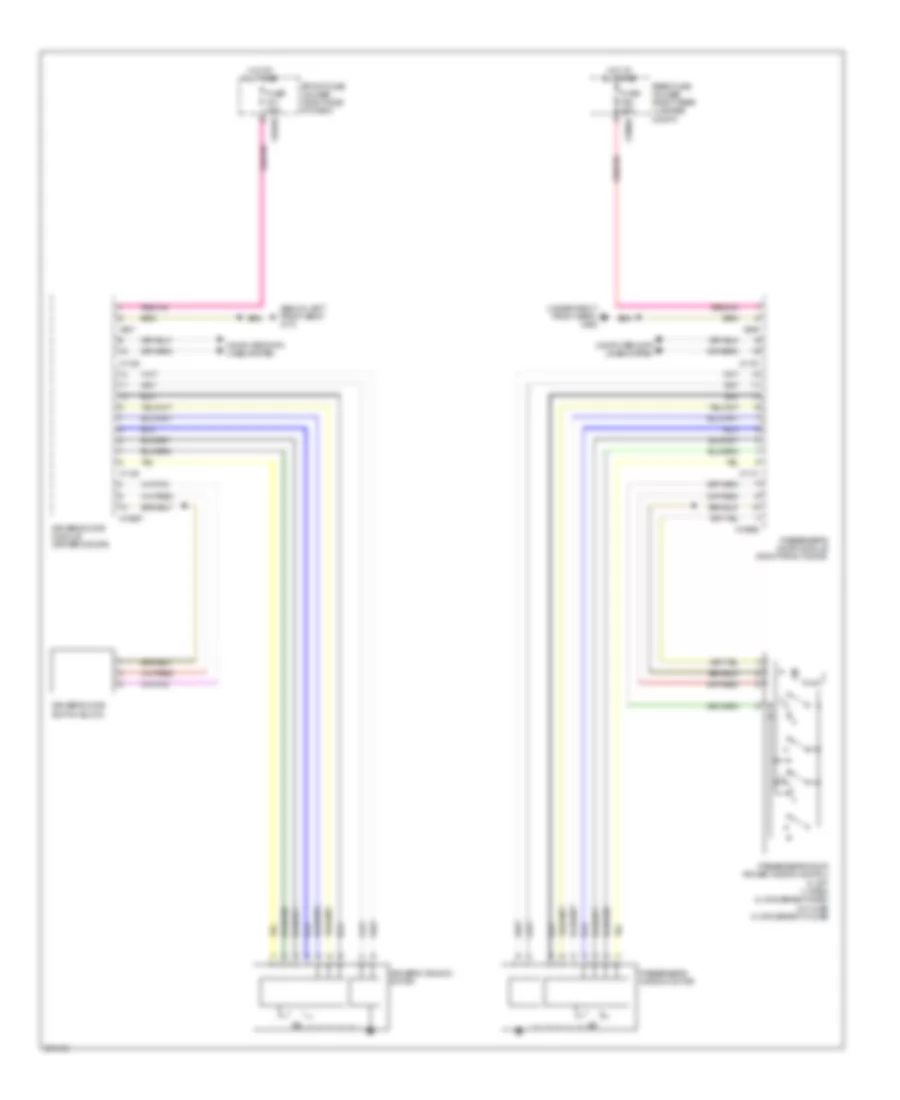 Power Windows Wiring Diagram 1 of 2 for BMW 745i 2002