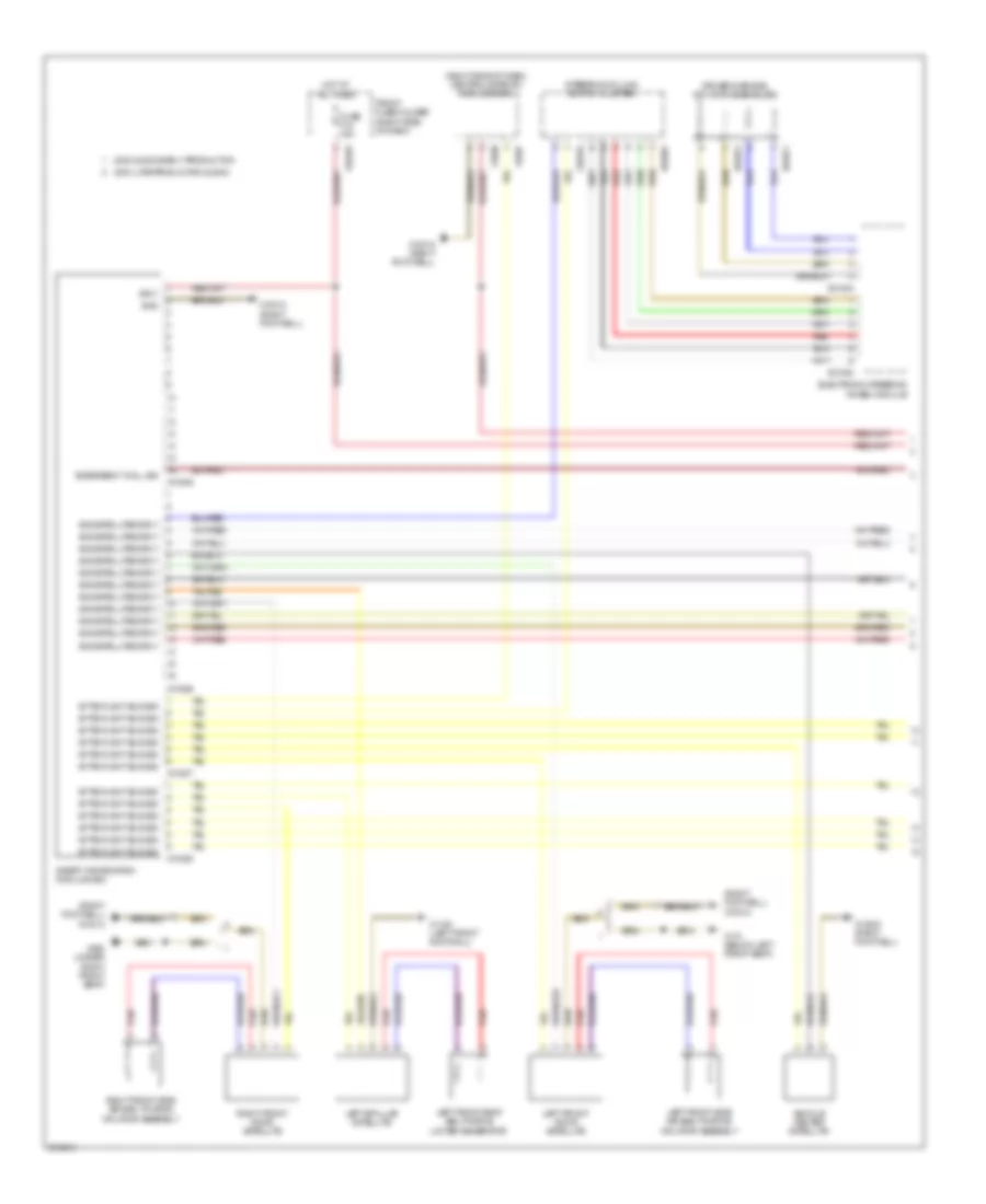 Supplemental Restraints Wiring Diagram 1 of 3 for BMW 745i 2002