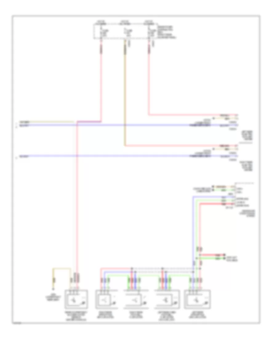 Rear Heater  AC Wiring Diagram (2 of 2) for BMW X6 xDrive50i 2014