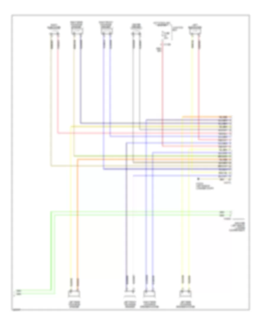 Radio Wiring Diagram, with Top HIFI Radio (2 of 2) for BMW 325i 2006