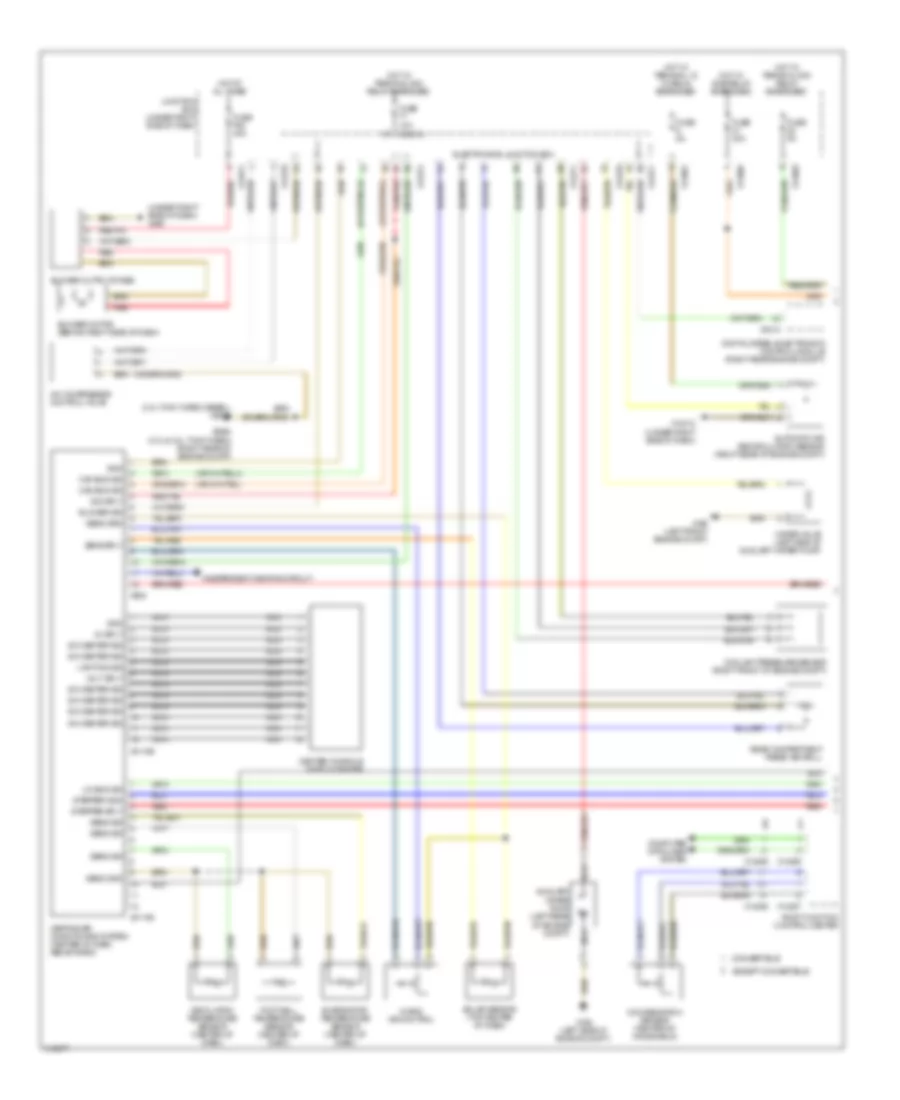 Automatic A C Wiring Diagram 1 of 2 for BMW 335i 2009