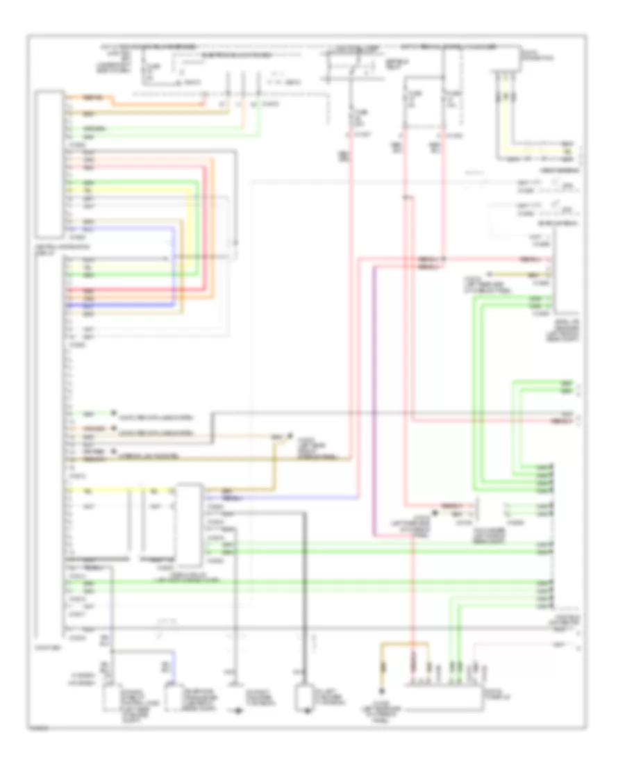 Premium Radio Wiring Diagram, Convertible without CIC, with Top Hifi Radio (1 of 2) for BMW 335i 2009