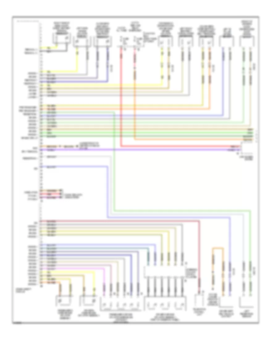 Supplemental Restraints Wiring Diagram 1 of 2 for BMW 535xi GT 2011