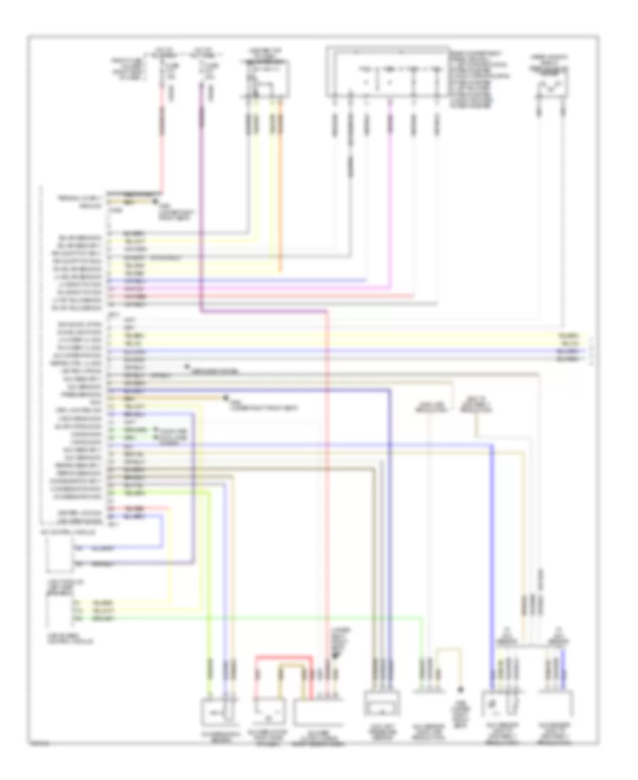 Automatic AC Wiring Diagram, High AC (1 of 2) for BMW 745Li 2002