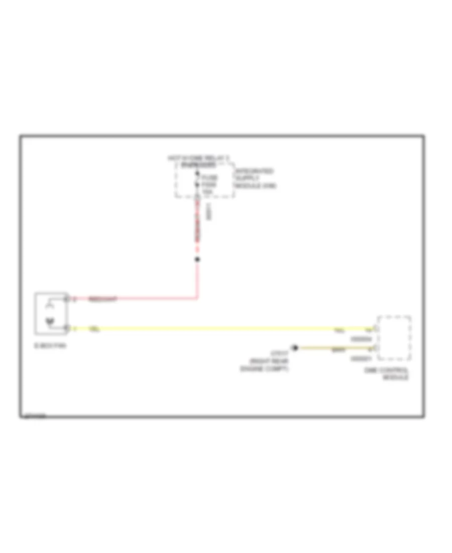 Electrical Box Fan Wiring Diagram for BMW 745Li 2002