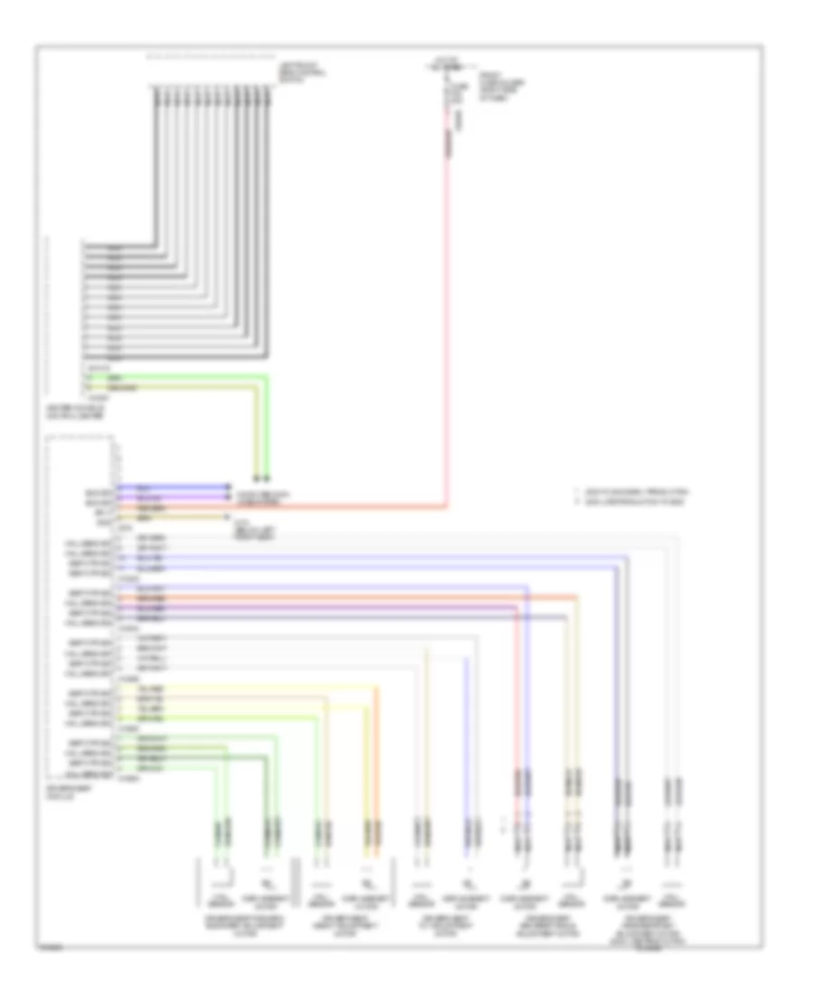 Driver s Memory Seat Wiring Diagram without Lumbar for BMW 745Li 2002