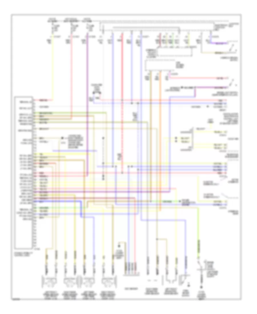 Anti-lock Brakes Wiring Diagram for BMW 325xi 2006