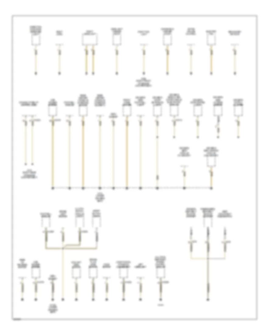 Ground Distribution Wiring Diagram 2 of 4 for BMW 325xi 2006