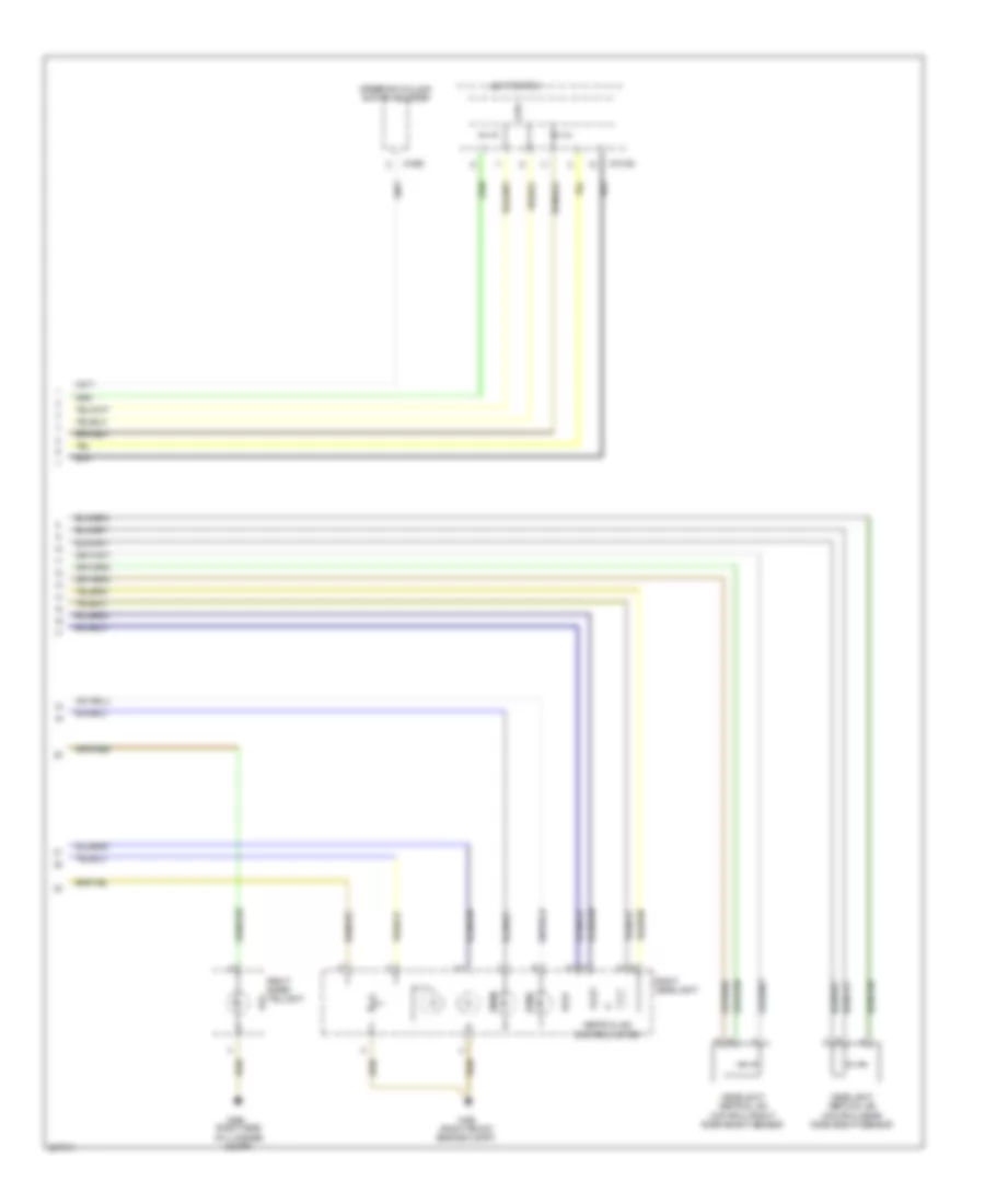 Headlamps Wiring Diagram with Xenon Lamps 2 of 2 for BMW 325xi 2006