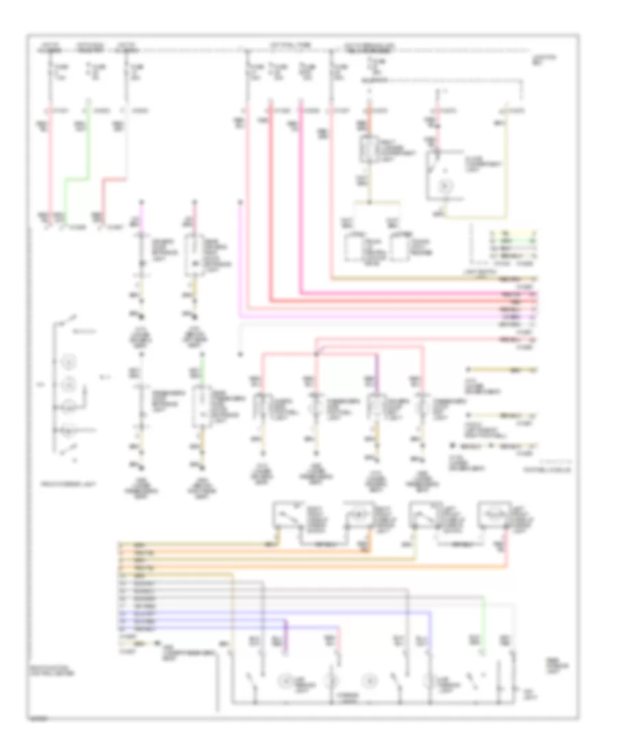 Courtesy Lamp Wiring Diagram with Roof Function Center for BMW 325xi 2006