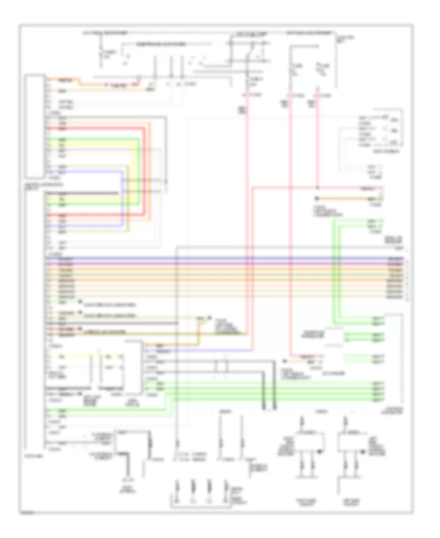 Navigation Wiring Diagram with HIFI Radio with CCC 1 of 2 for BMW 325xi 2006