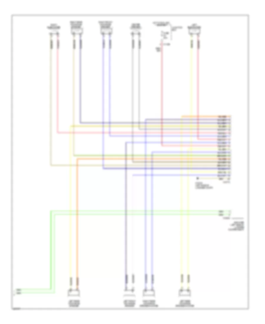 Navigation Wiring Diagram with Top HIFI Radio 2 of 2 for BMW 325xi 2006