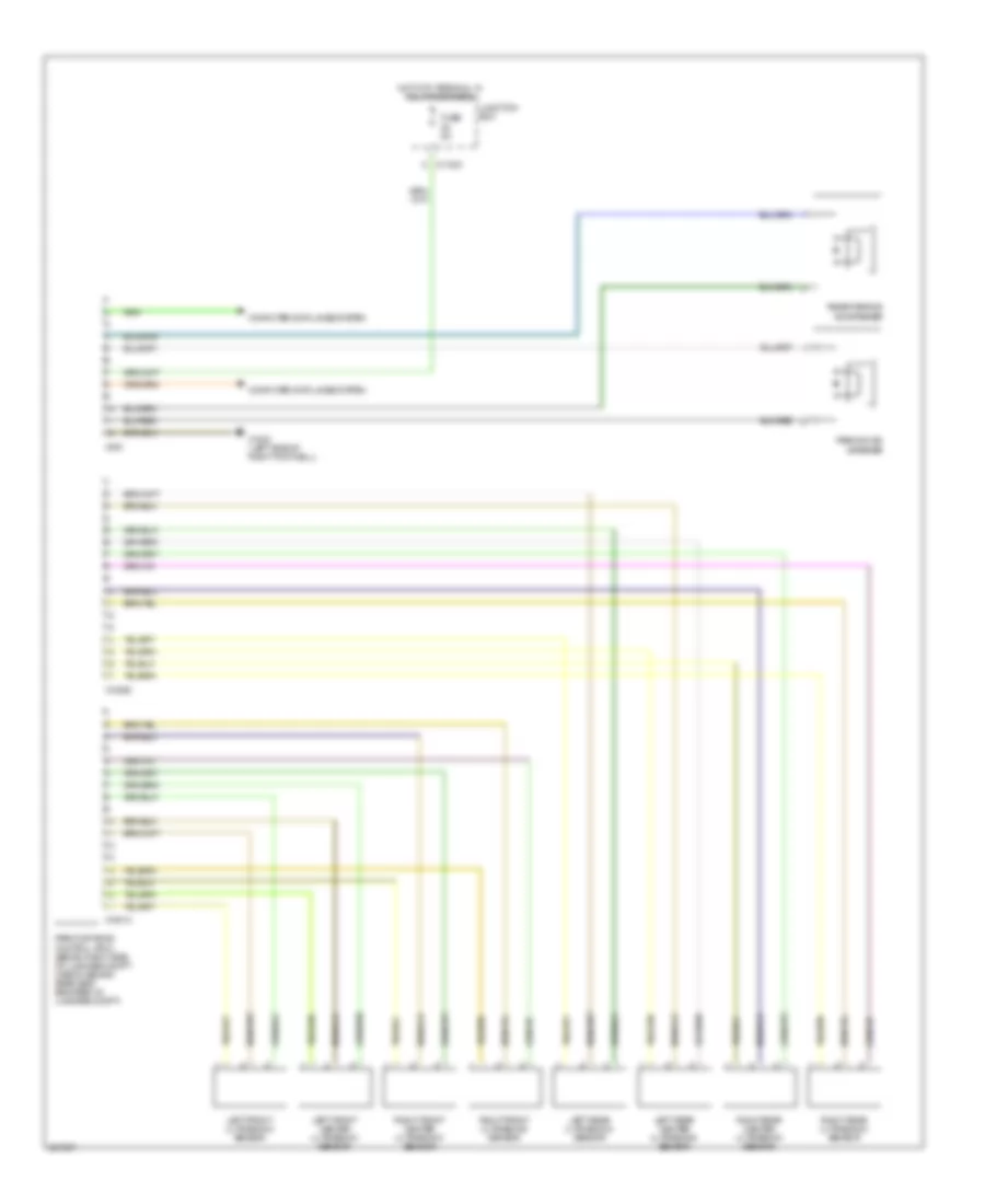 Parking Assistant Wiring Diagram for BMW 325xi 2006