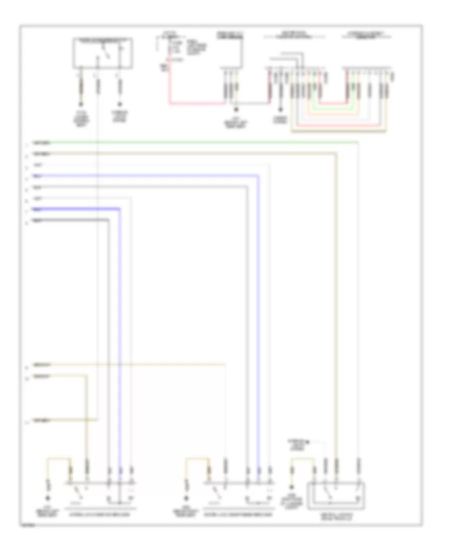 Power Door Locks Wiring Diagram 2 of 2 for BMW 325xi 2006