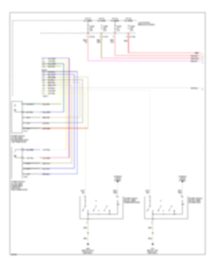 Power Windows Wiring Diagram 1 of 2 for BMW 325xi 2006