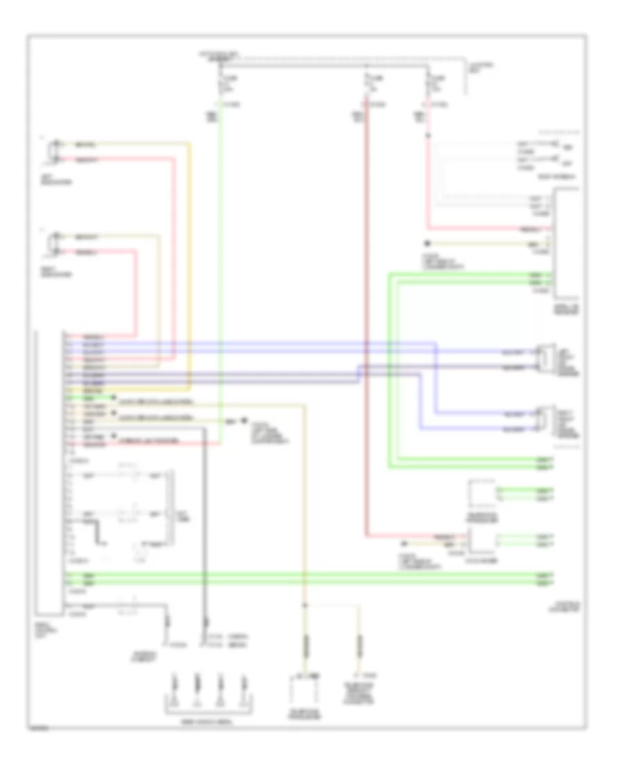 Radio Wiring Diagram with Base Radio for BMW 325xi 2006