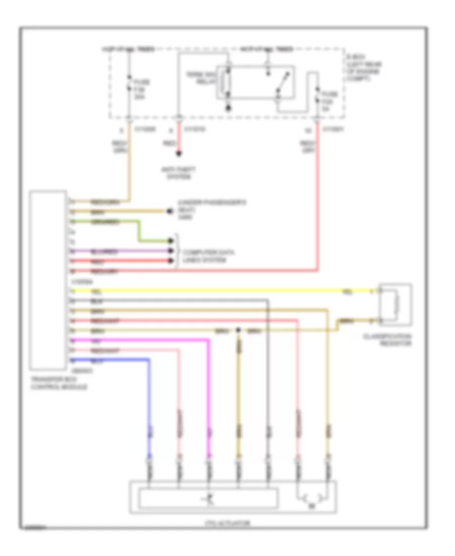 AWD Wiring Diagram for BMW 325xi 2006