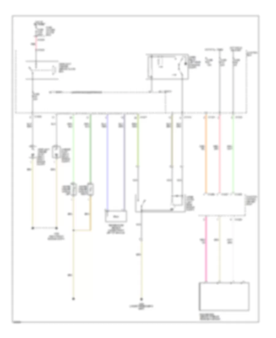 Wiper Washer Wiring Diagram Except Touring for BMW 325xi 2006