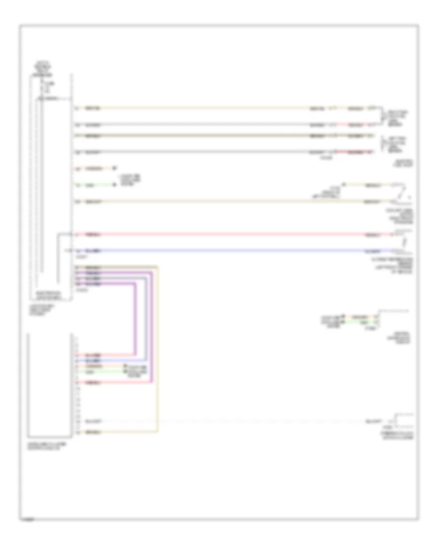 Instrument Cluster Wiring Diagram for BMW Z4 sDrive28i 2014