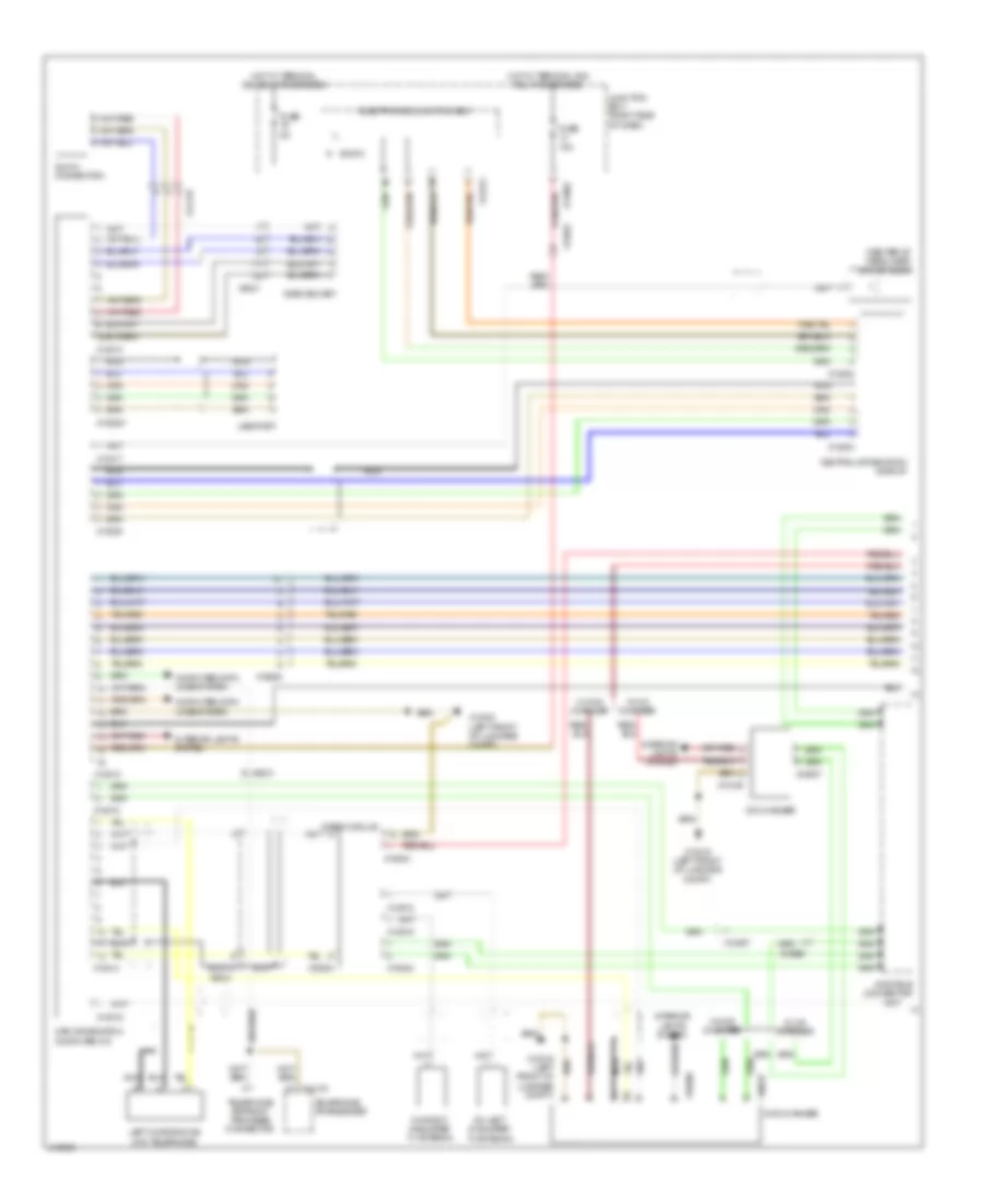 Navigation Wiring Diagram, with CIC without Amplifier (1 of 2) for BMW Z4 sDrive28i 2014