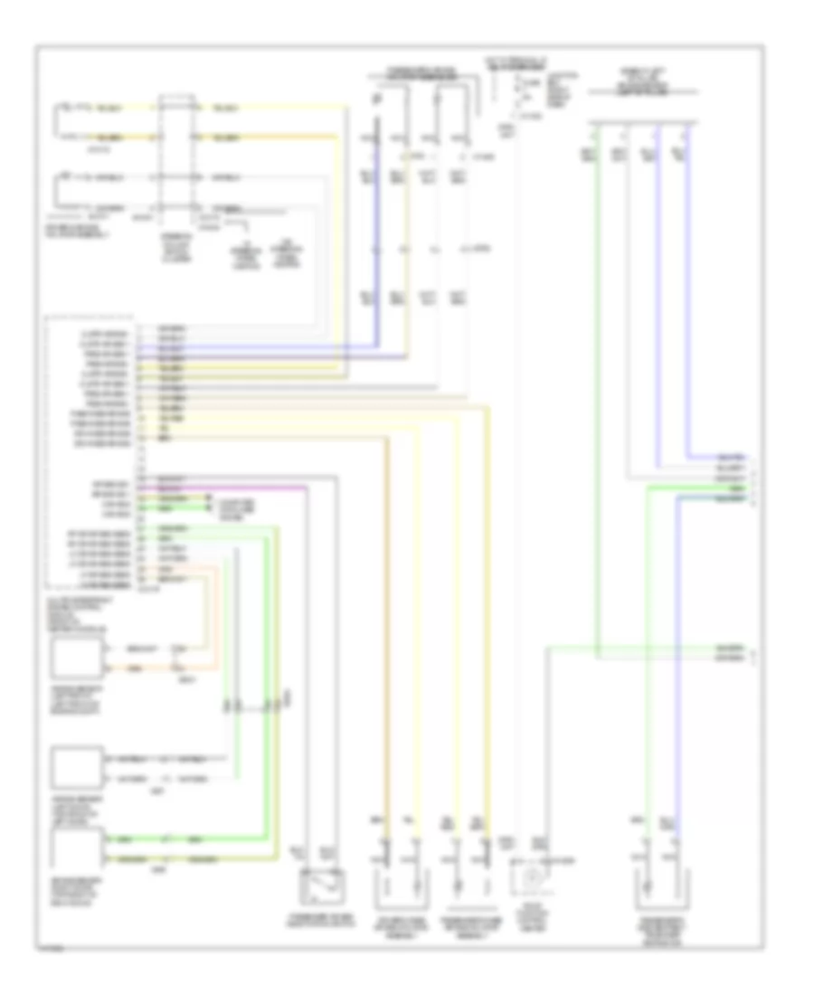 Supplemental Restraints Wiring Diagram 1 of 2 for BMW Z4 sDrive28i 2014