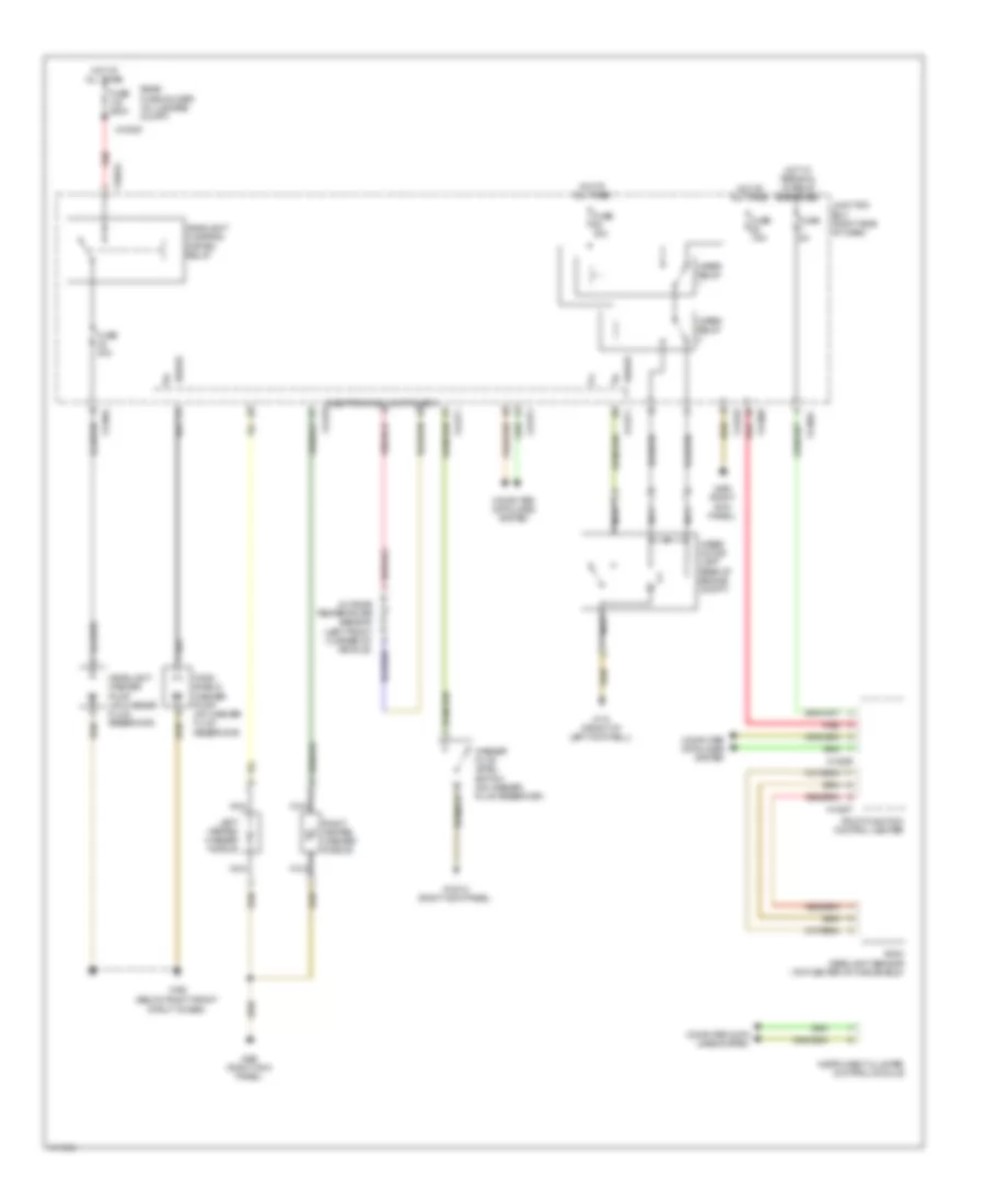 WiperWasher Wiring Diagram for BMW Z4 sDrive28i 2014