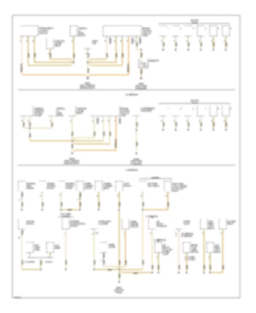 Ground Distribution Wiring Diagram 2 of 4 for BMW M Coupe 2002