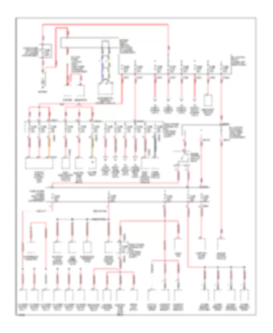 Power Distribution Wiring Diagram M Versions 1 of 4 for BMW M Coupe 2002