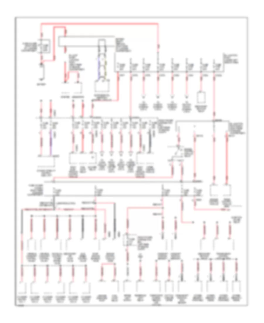 Power Distribution Wiring Diagram Z3 Versions 1 of 4 for BMW M Coupe 2002