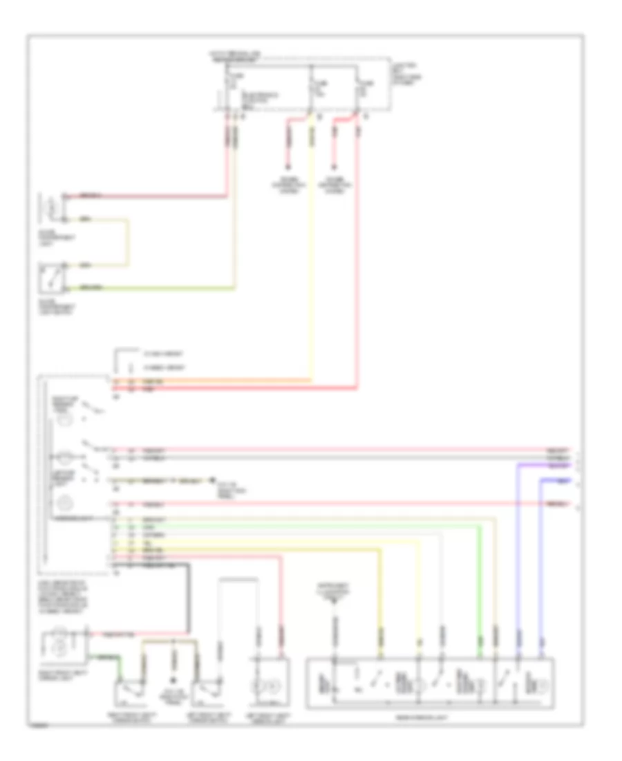 Courtesy Lamps Wiring Diagram 1 of 3 for BMW 550i 2011