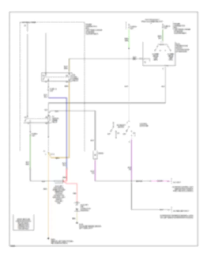 Cooling Fan Wiring Diagram for BMW 325i 1990