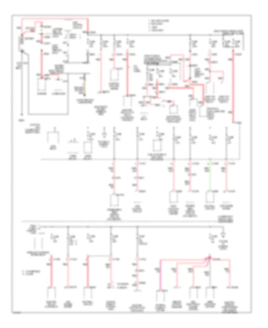 Power Distribution Wiring Diagram Convertible 1 of 6 for BMW 328i 2013