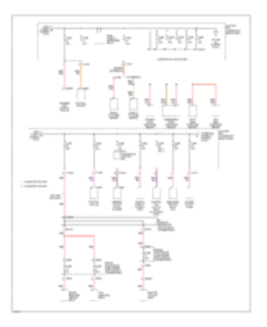 Power Distribution Wiring Diagram Convertible 2 of 6 for BMW 328i 2013