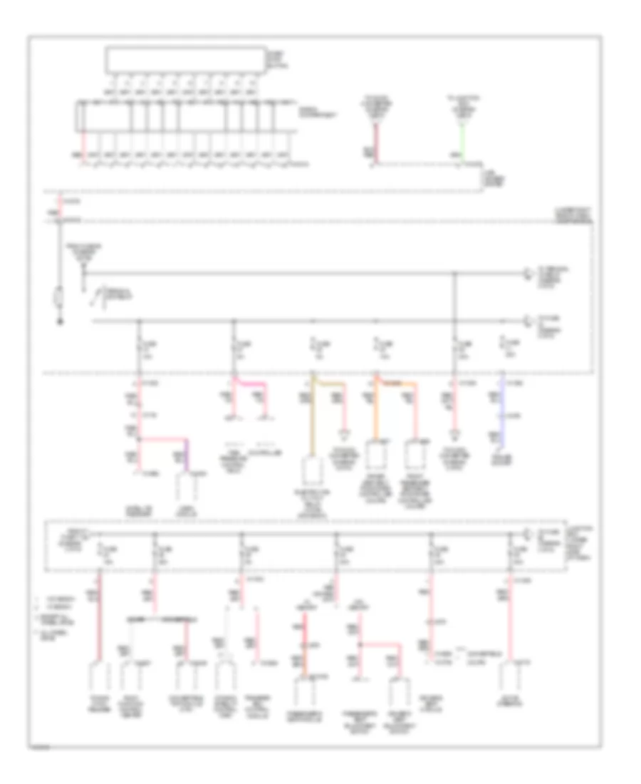 Power Distribution Wiring Diagram, Convertible (3 of 6) for BMW 328i 2013