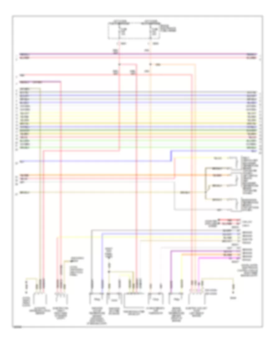 Automatic AC Wiring Diagram (2 of 3) for BMW 528i 2009