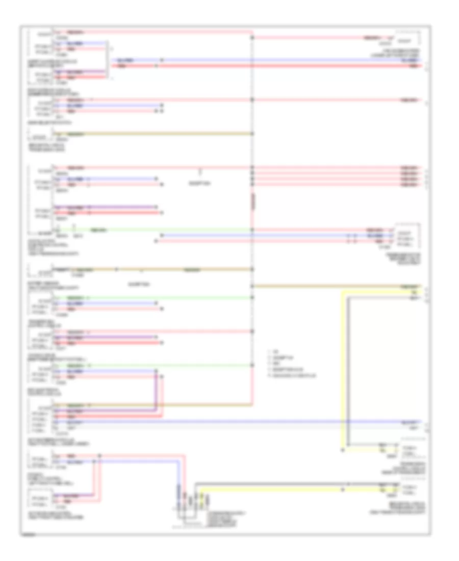 Data Bus Wiring Diagram 1 of 3 for BMW 528i 2009