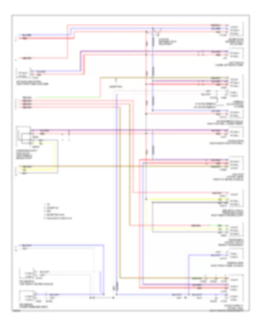 Data Bus Wiring Diagram (2 of 3) for BMW 528i 2009