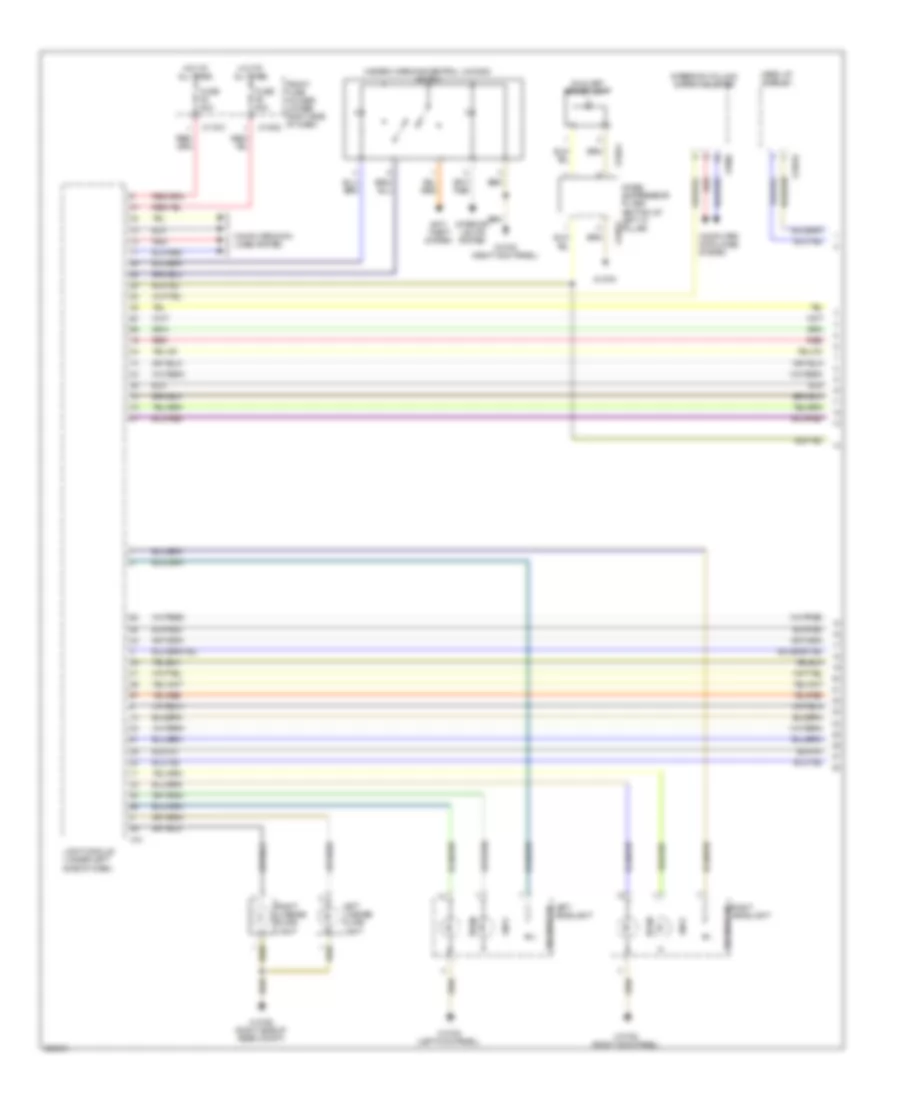 Exterior Lamps Wiring Diagram 1 of 2 for BMW 528i 2009