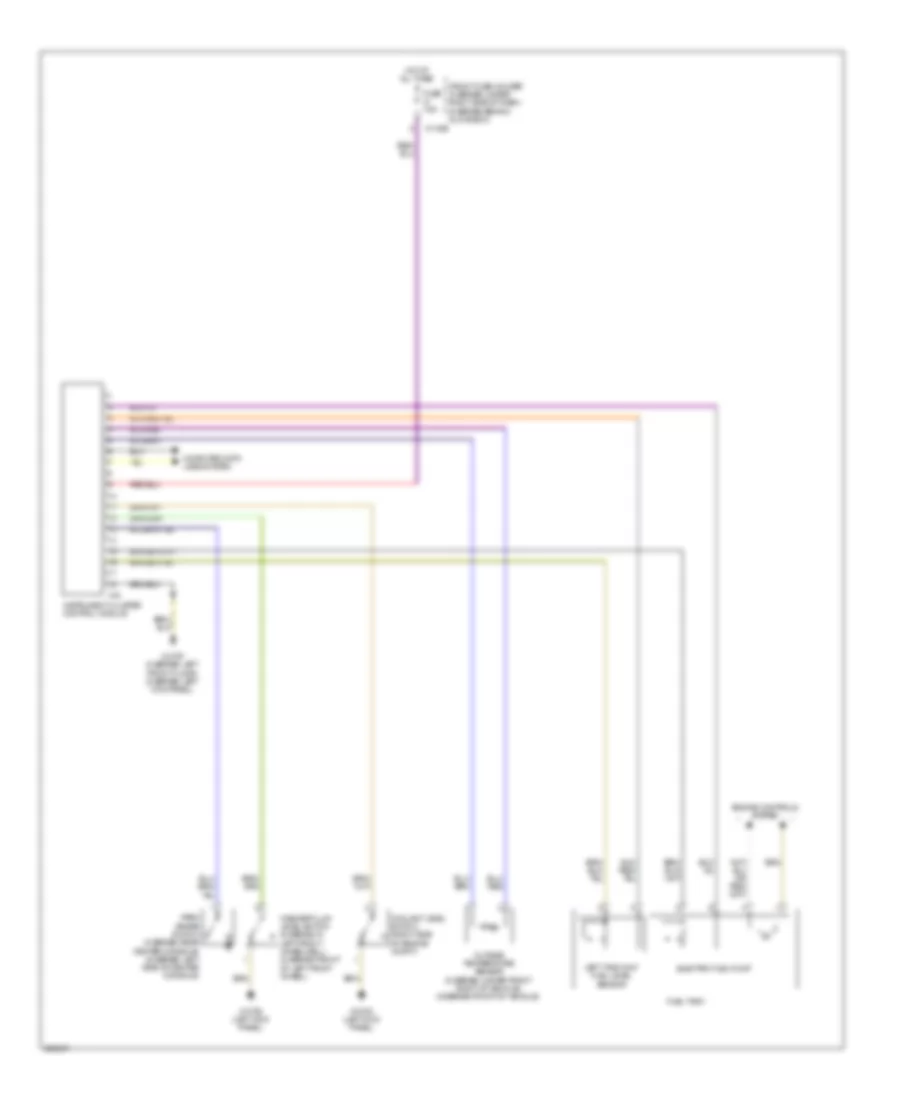 Instrument Cluster Wiring Diagram for BMW 528i 2009