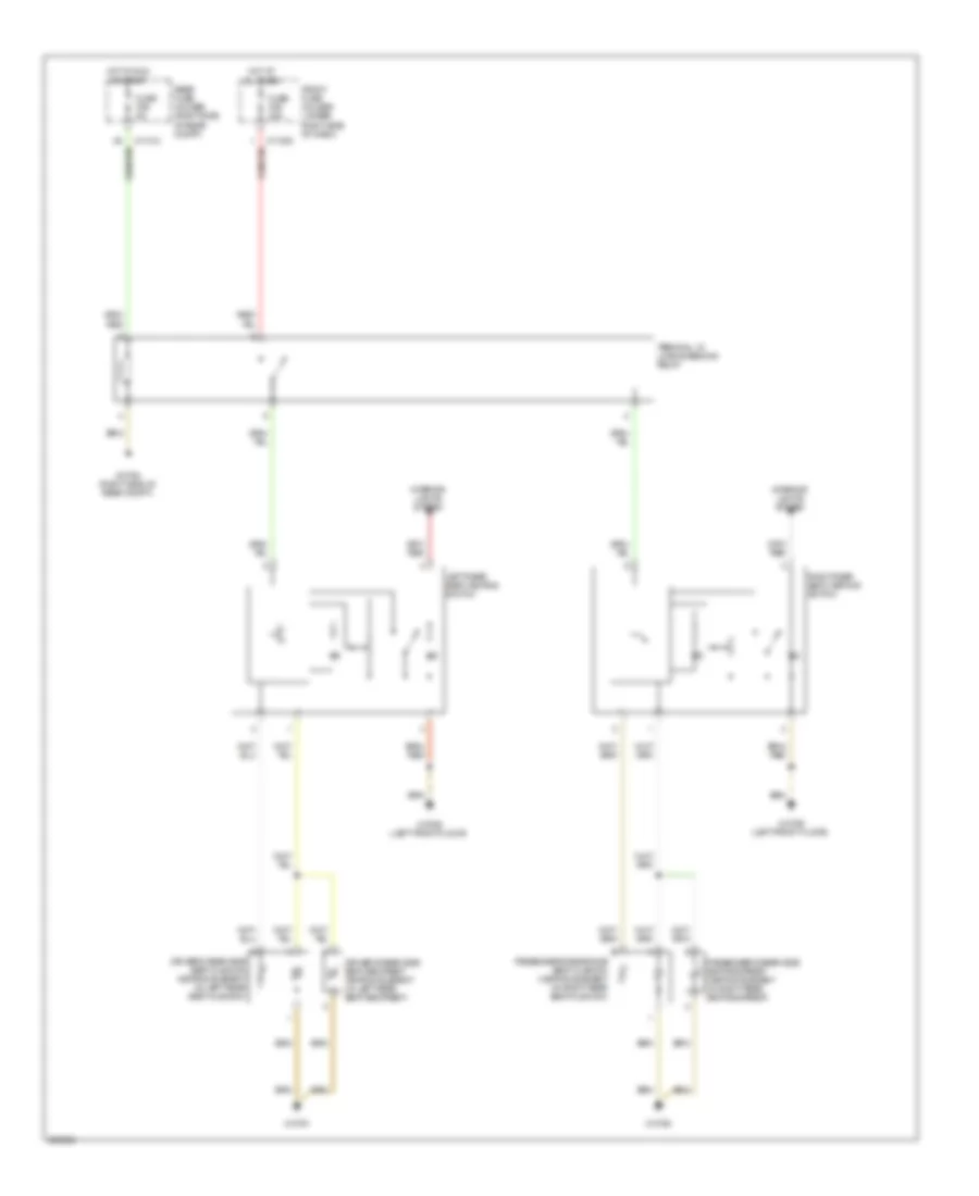 Rear Heated Seats Wiring Diagram for BMW 528i 2009
