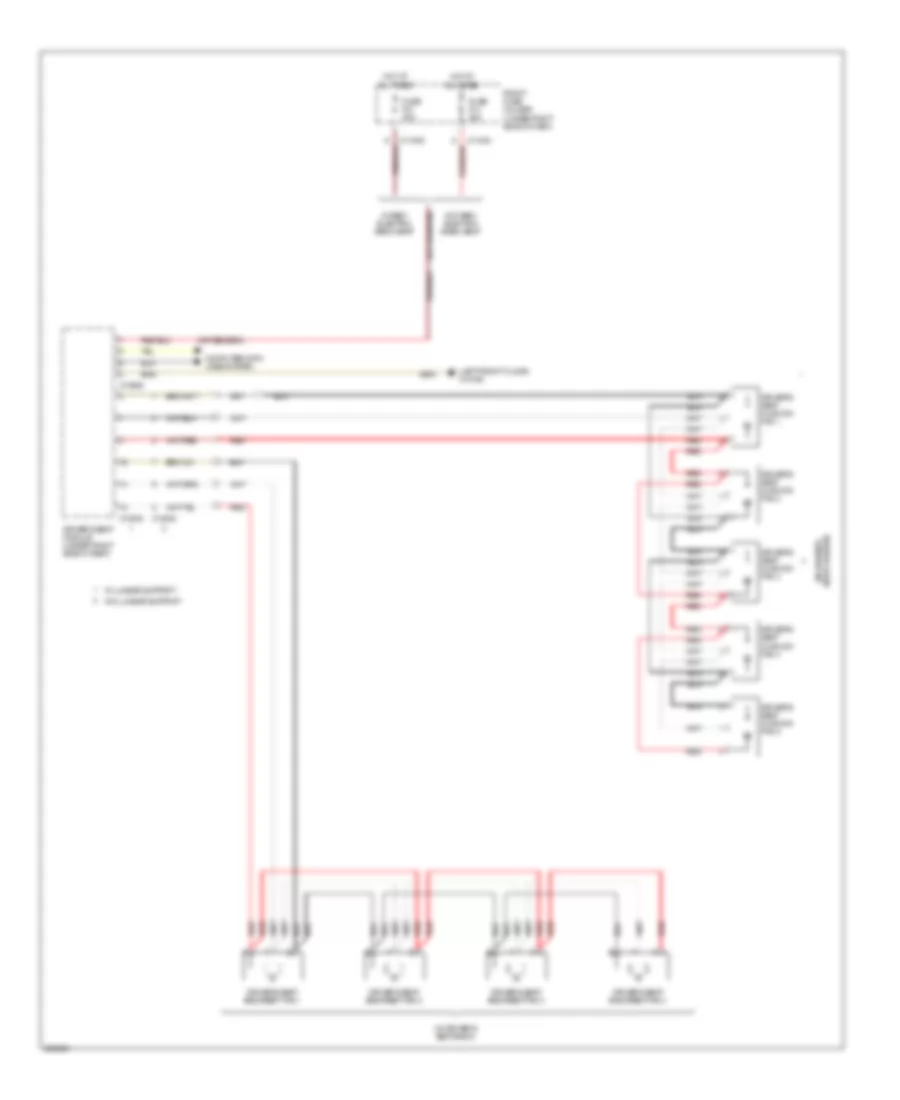 Seat Ventilation Wiring Diagram (1 of 2) for BMW 528i 2009