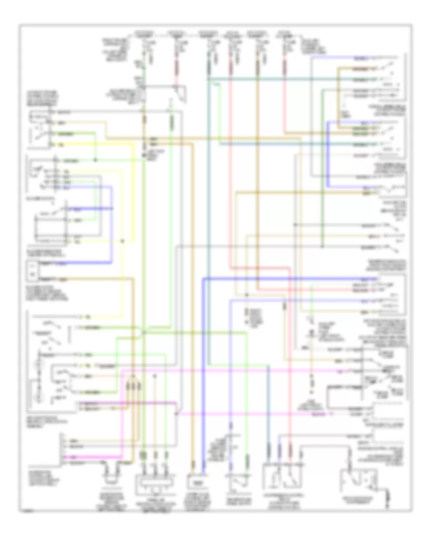 Электросхема кондиционера с ручный управлением, M-версии для BMW M Roadster 2002