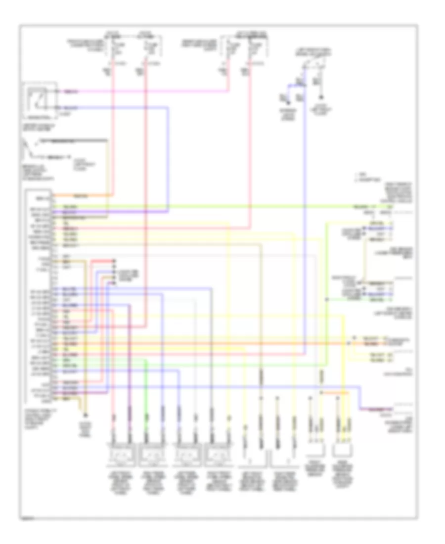 Anti-lock Brakes Wiring Diagram for BMW 550i GT 2011