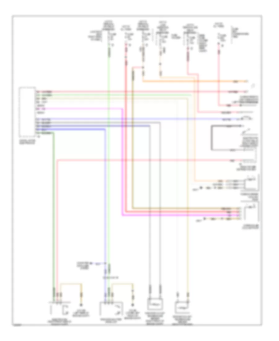 Cooling Fan Wiring Diagram for BMW 550i GT 2011