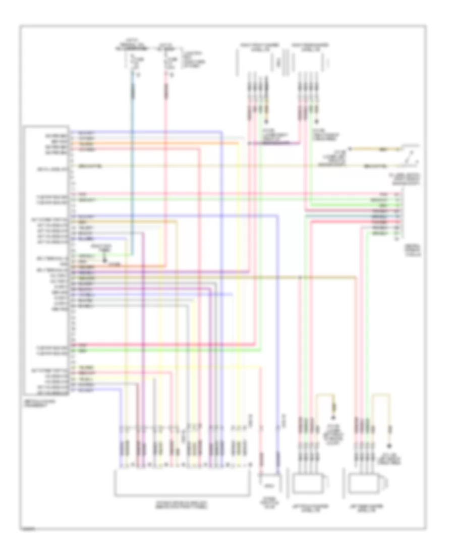 Dynamic Drive Suspension Wiring Diagram for BMW 550i GT 2011