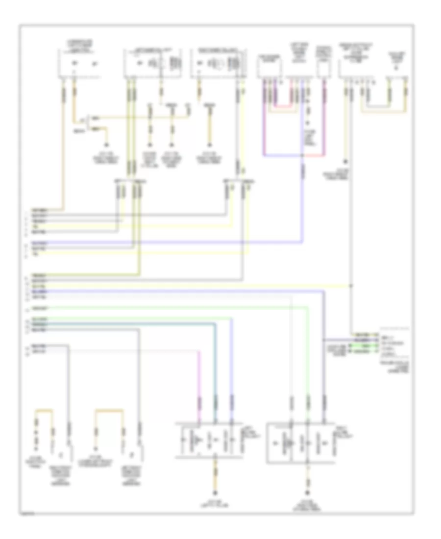 Exterior Lamps Wiring Diagram (2 of 2) for BMW 550i GT 2011