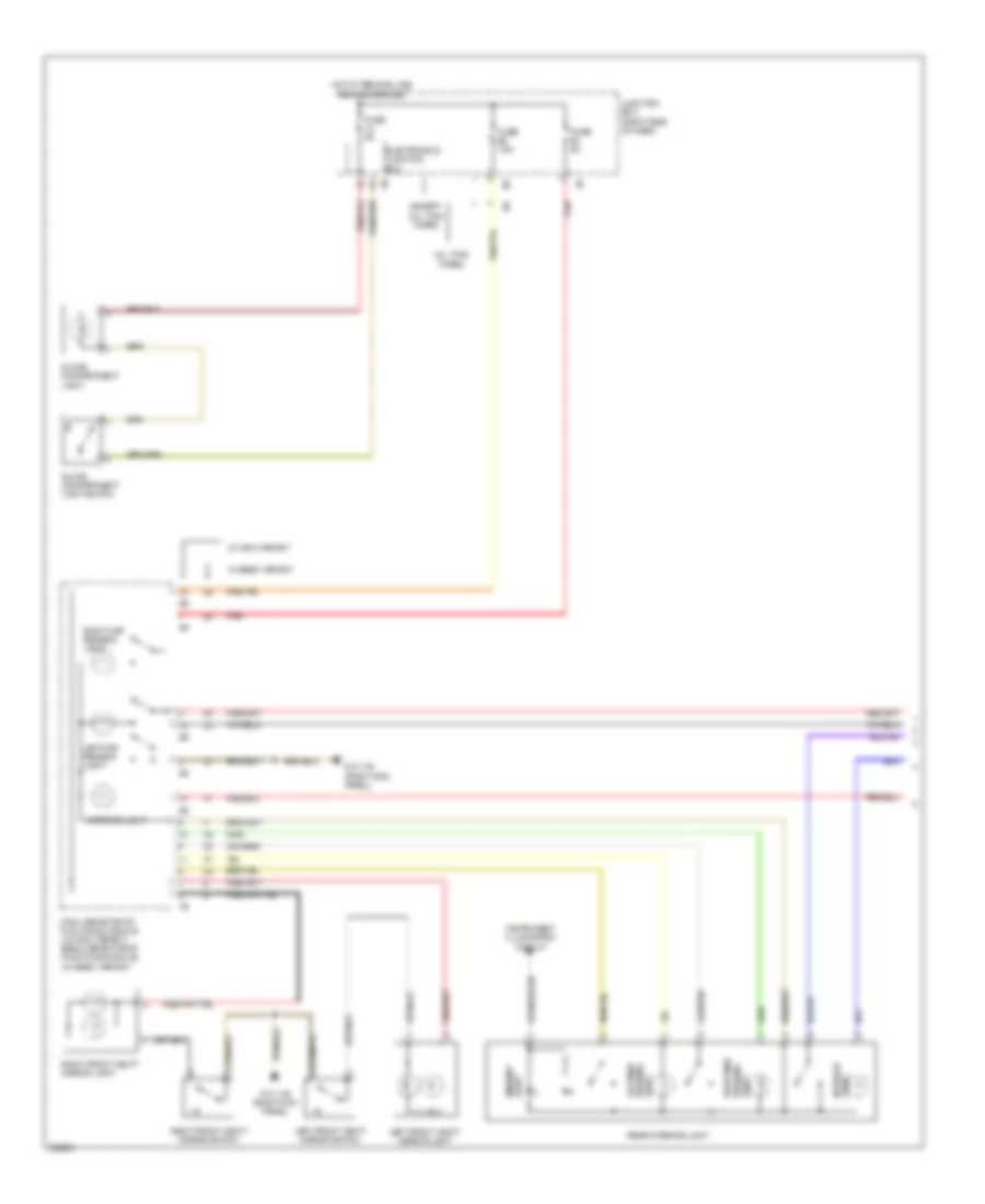 Courtesy Lamps Wiring Diagram 1 of 3 for BMW 550i GT 2011